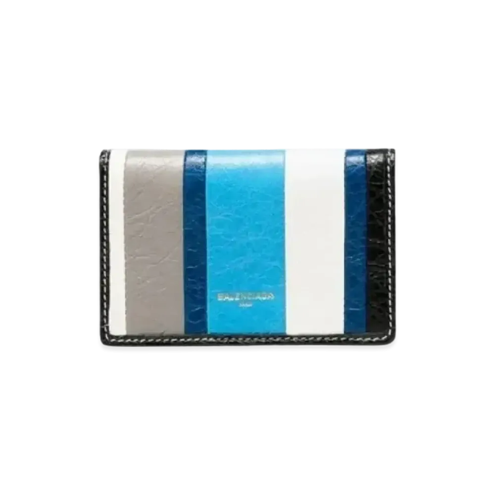 BALENCIAGA Bazar Card Holder Bazar Accessory "Blue/Gris"