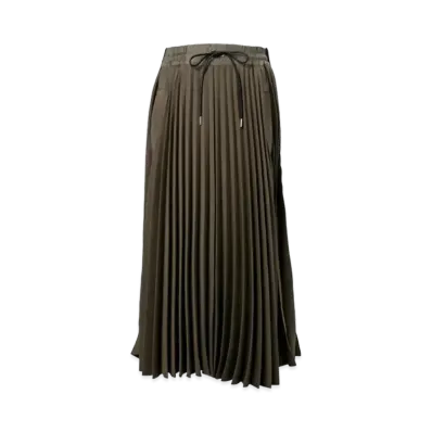 sacai Matelasse Twill Skirt "Khaki"