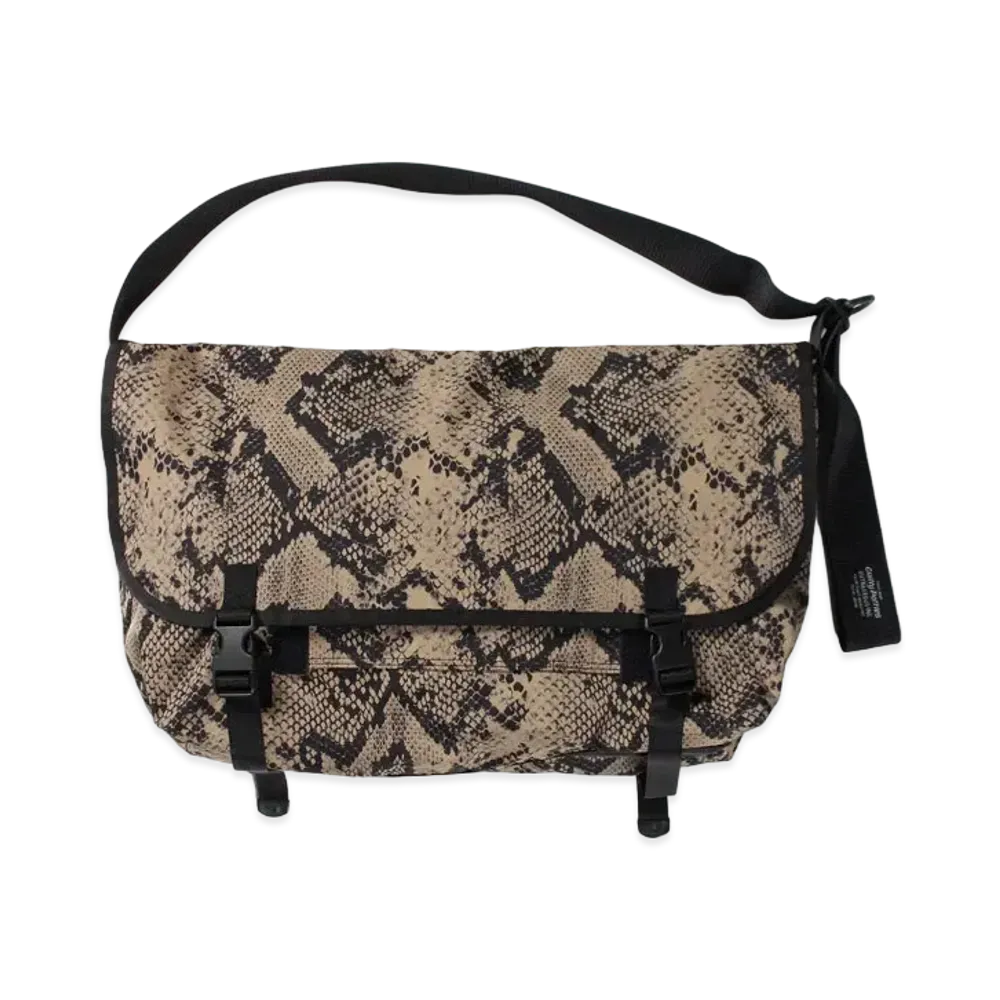 WACKO MARIA PYTHON SHOULDER BAG "Beige"