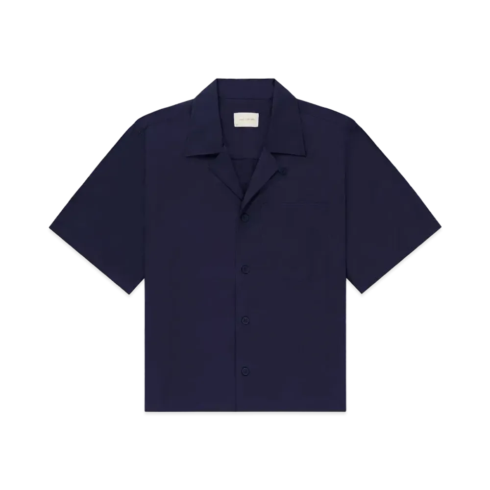 Aime Leon Dore Cropped Camp Shirt "Navy"
