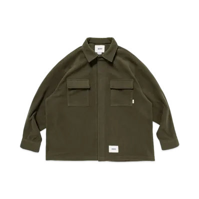 WTAPS OBJ / LS / Poly Fleece "Olive Drab"