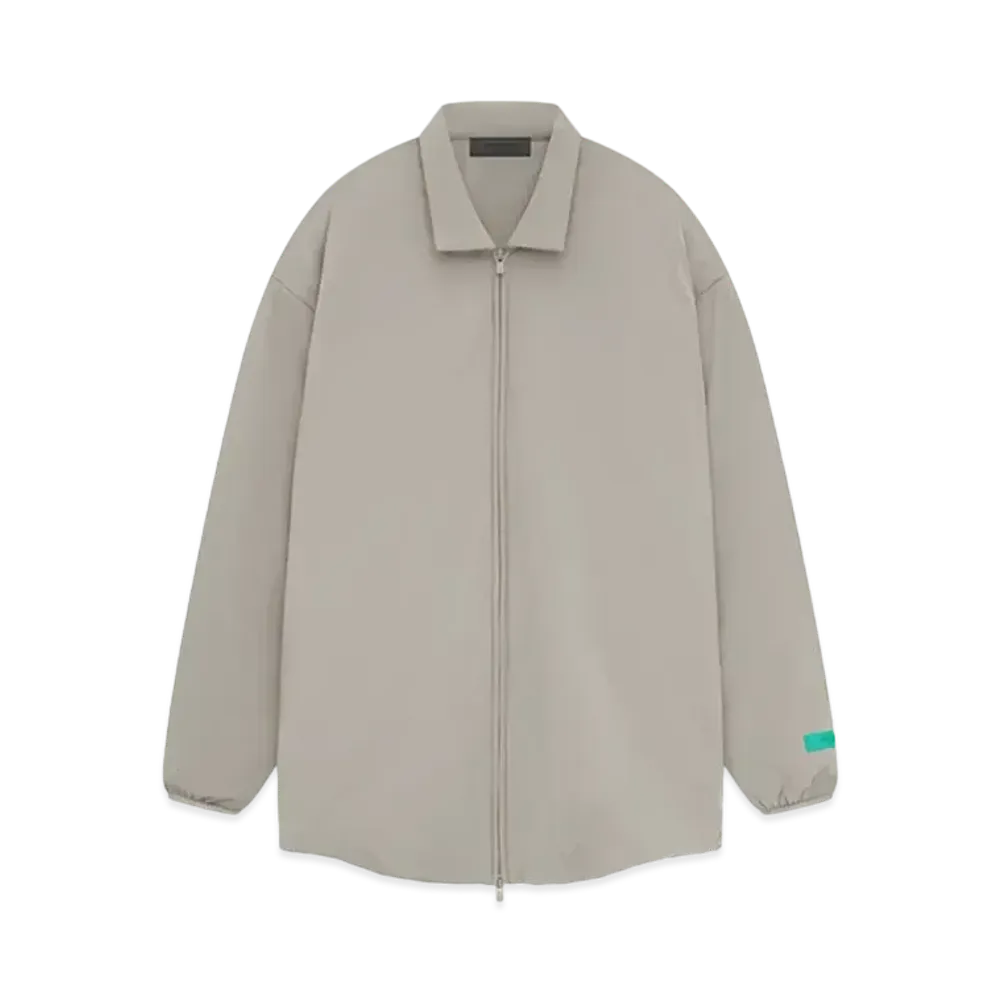 FEAR OF GOD ESSENTIALS Nylon Filled Shirt Jacket "Seal"