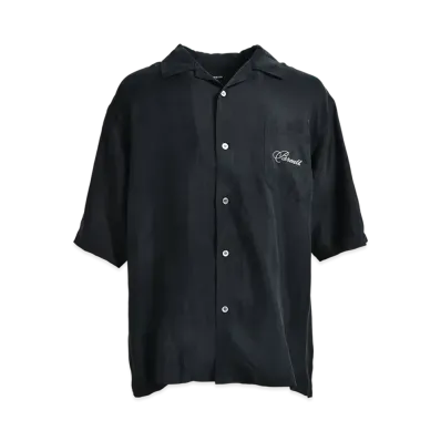 BREATH Script Logo Line Shirt "Black"