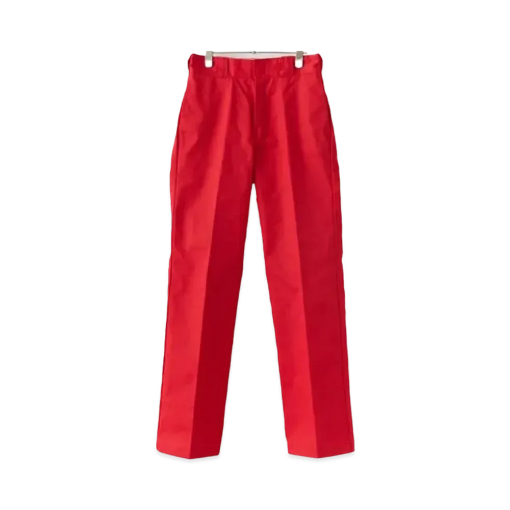 Dickies THE ORIGINAL FIT 874 TC twill center press skater pants "Red"