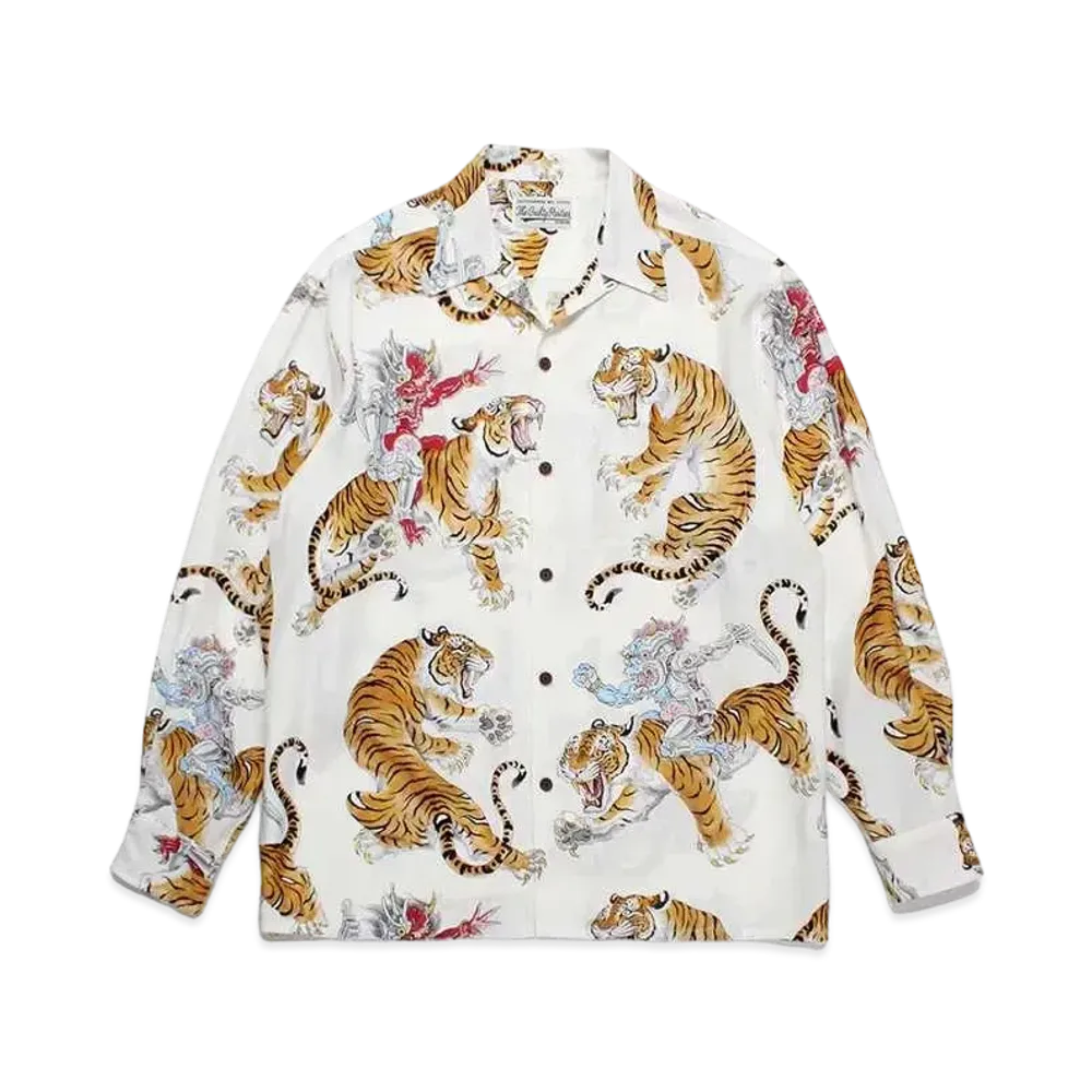 WACKO MARIA Tim Lehi / Hawaiian Shirt "White"