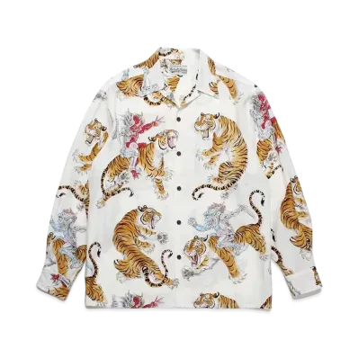 WACKO MARIA Tim Lehi / Hawaiian Shirt "White"