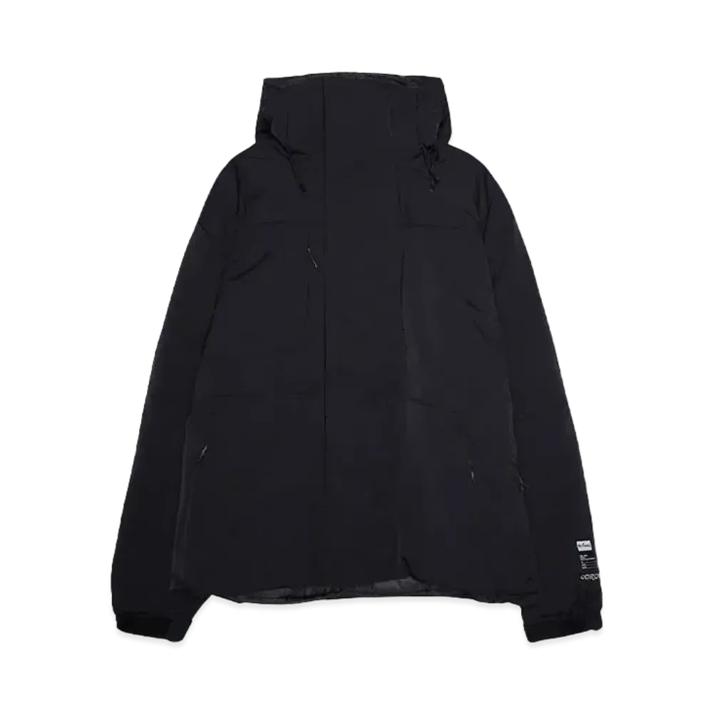 WILDTHINGS x POLIQUANT THE SWCS HOODED INSULATED JACKET / CORDURA®Fabric and PRIMALOFT® "BLACK"