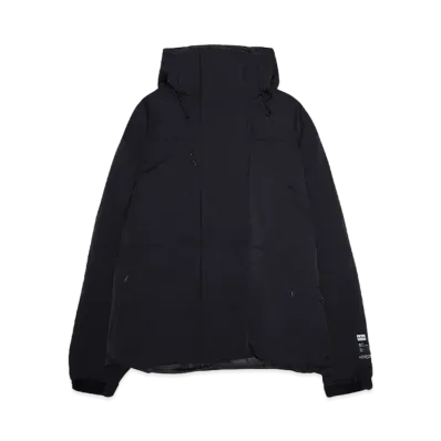 WILDTHINGS x POLIQUANT THE SWCS HOODED INSULATED JACKET / CORDURA®Fabric and PRIMALOFT® "BLACK"