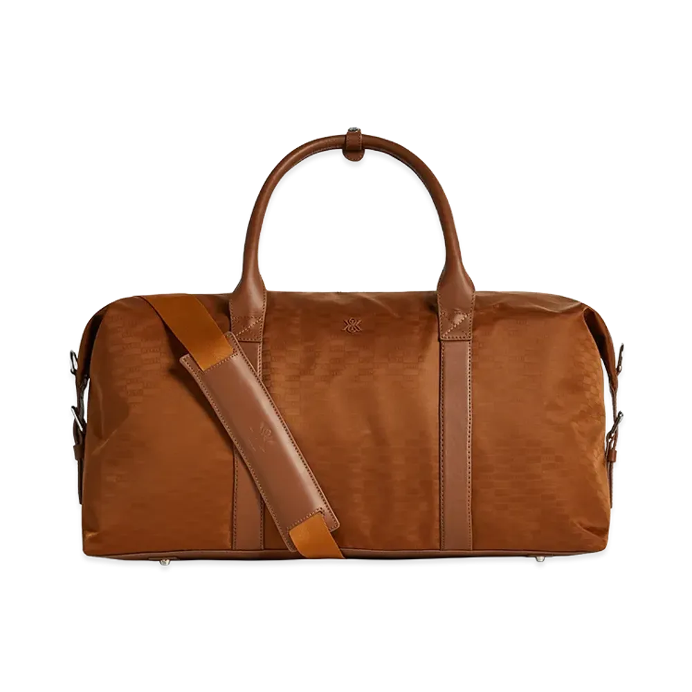 Kith Monogram Nylon Leather Duffle Bag "Tectonic"