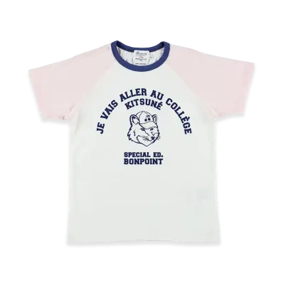 Maison Kitsune Kids T-Shirts "White"