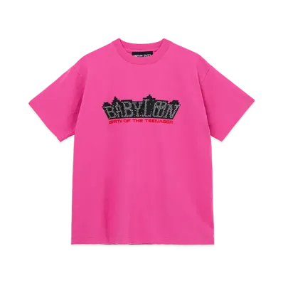BOTT x Babylon Building Tee "Pink"