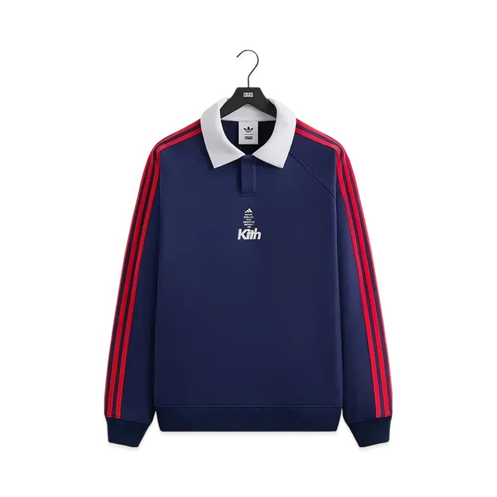 Kith x adidas Football Pullover "Blue"