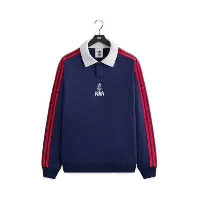 Kith x adidas Football Pullover "Blue"
