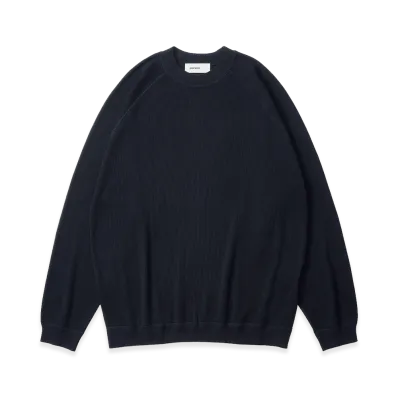 everyone Surf Knit Crew Neck Sweatshirt "Navy"