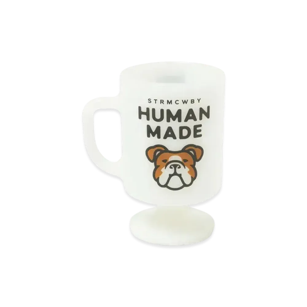 HUMAN MADE Glass Pedestal Mug "White"