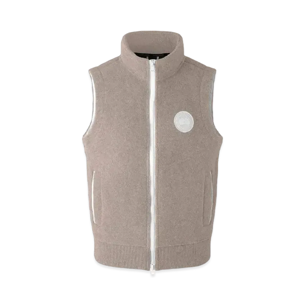 CANADA GOOSE Mersey Vest Kind Fleece Humanature "Tan Heather"