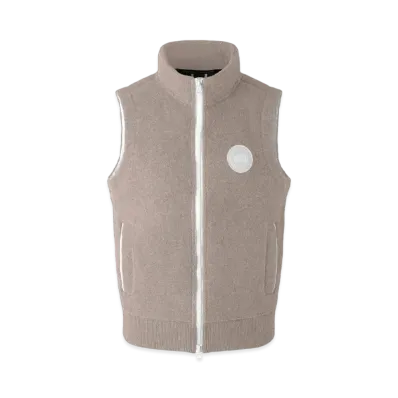 CANADA GOOSE Mersey Vest Kind Fleece Humanature "Tan Heather"
