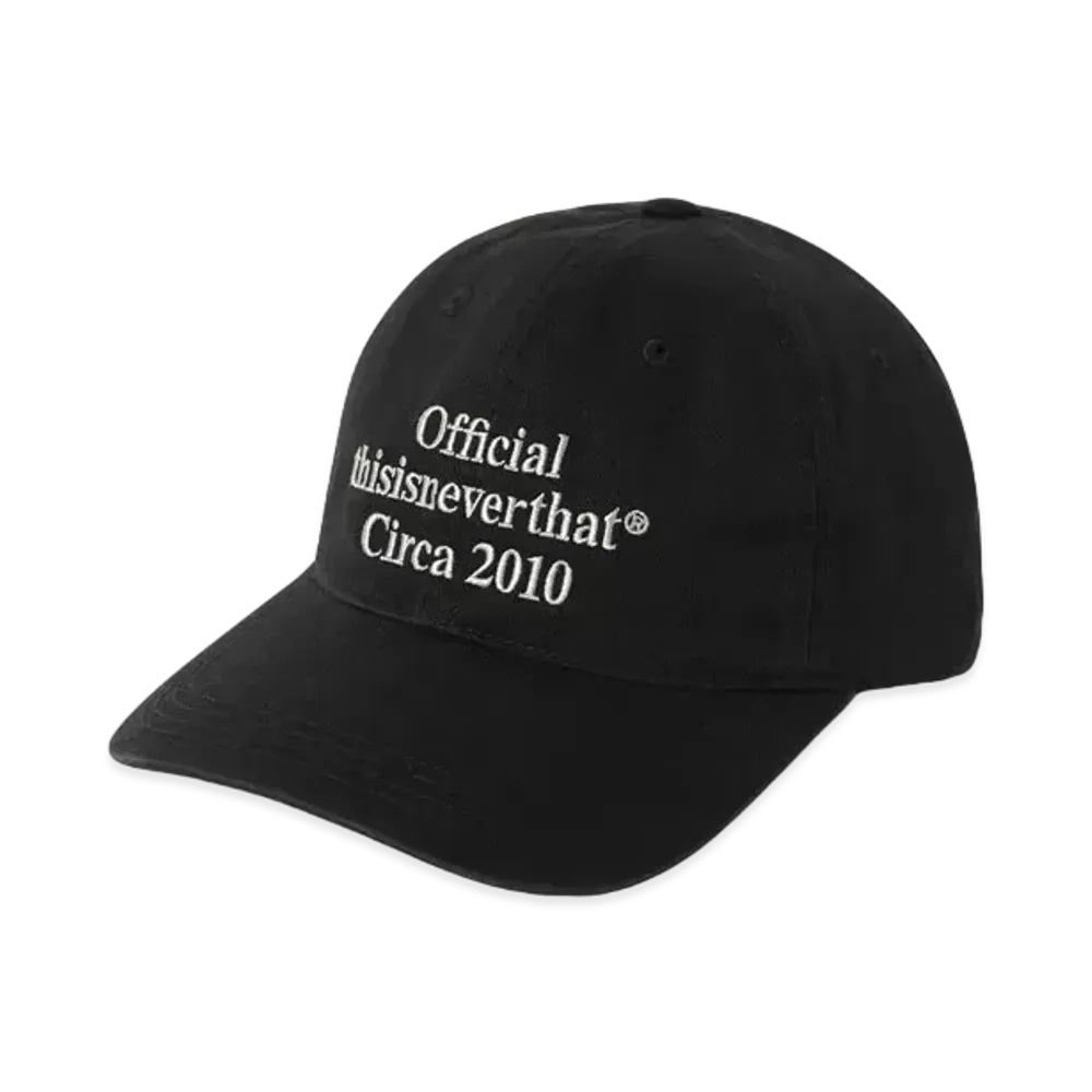 thisisneverthat Times Cap "Black"