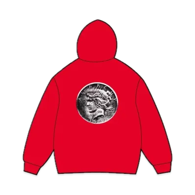 Supreme Anarchy Hooded Sweatshirt "Red"