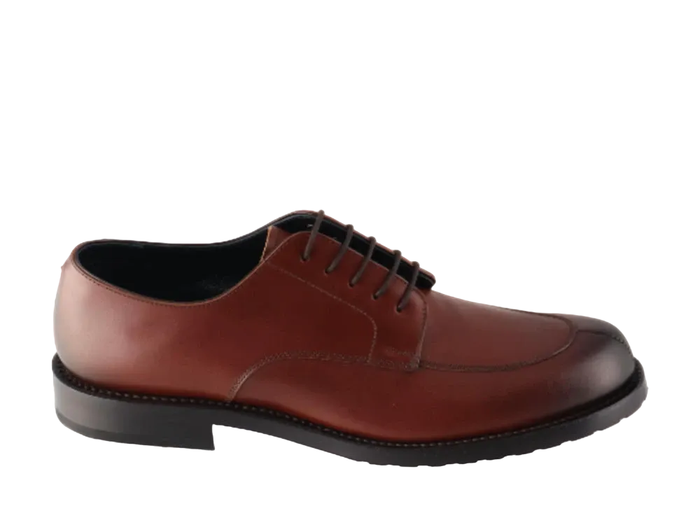 REGAL U Tip Calf Leather "Brown" 06ELCE