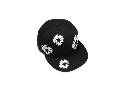DENIM TEARS Cotton Wreath New Era 59Fifty Canvas Fitted Cap "Black"