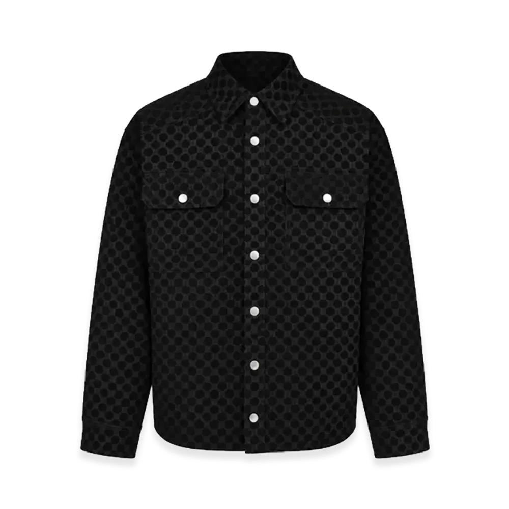 BREATH Faux Suede New Rich Shirt "Black"