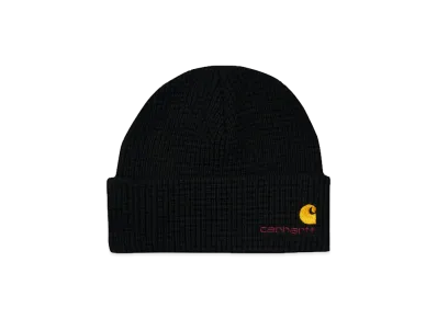 Carhartt WIP American Script Beanie "Black"