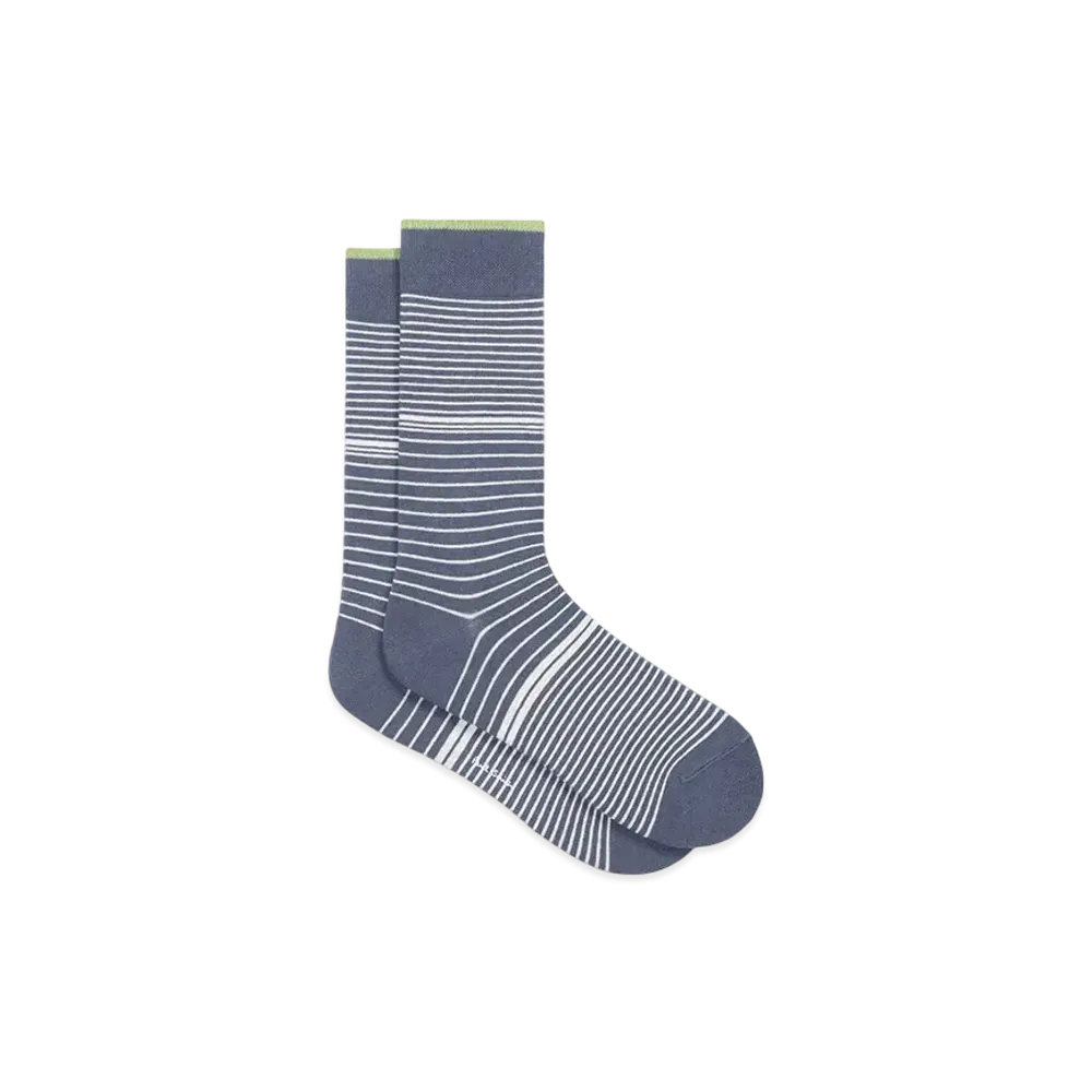 Paul Smith Gradation Border Socks "Navy"