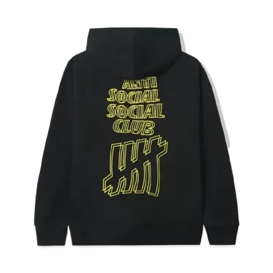 ANTI SOCIAL SOCIAL CLUB x Undefeated Hoodie "Black" (FW20)