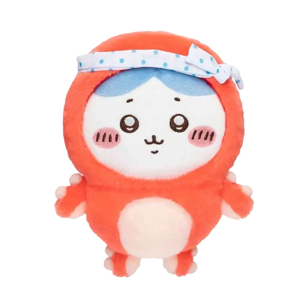 Gray Parka Service -Chiikawa Octopus Squid Kuji- C Prize Fluffy Octopus Squid Plush S Hachiware