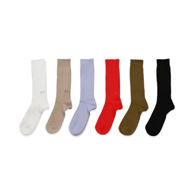 ANCELLM Loose Socks "White"