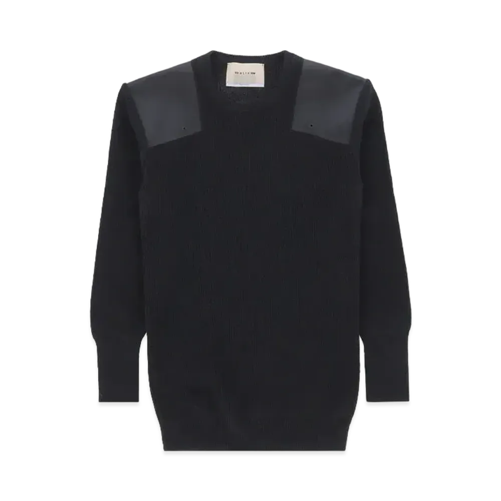 1017 ALYX 9SM Nylon Panel Sweater "Black"