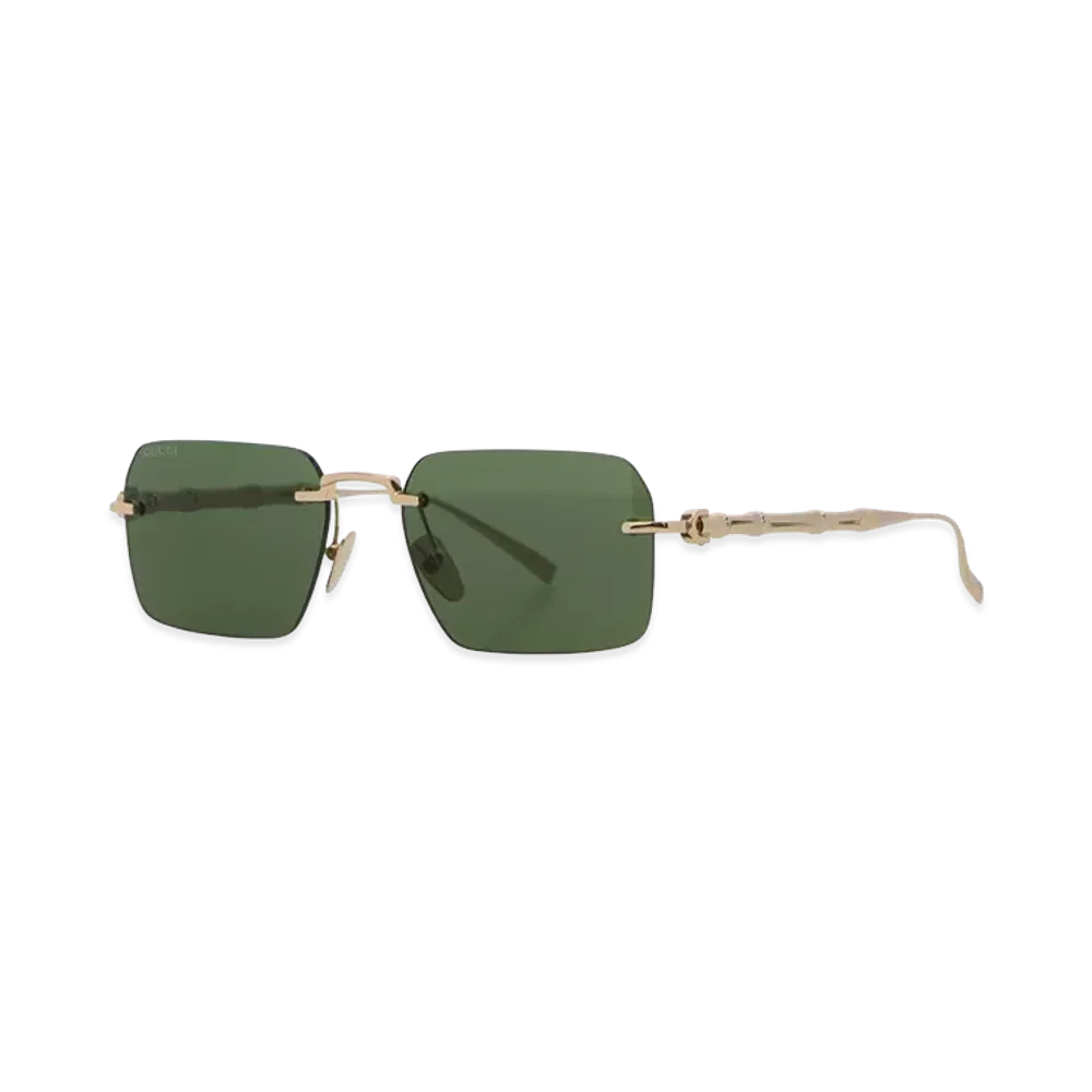 GUCCI Women's Metal Sunglasses "Gold"