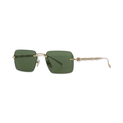 GUCCI Women's Metal Sunglasses "Gold"