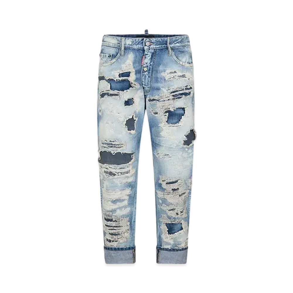 Dsquared2 Shark Bite Wash Big Brother Jeans "Navy"