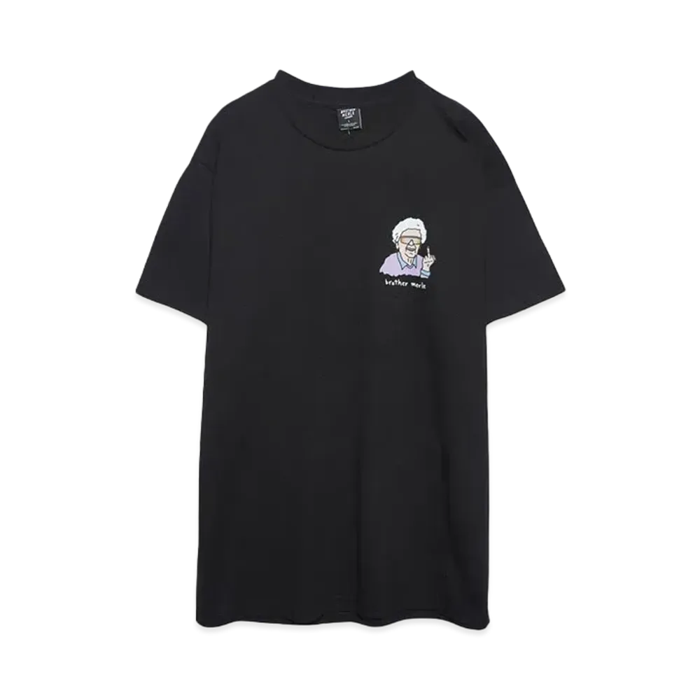 BROTHER MERLE Men's Knit S/S Crew T-Shirt - Betty Speed "Black"