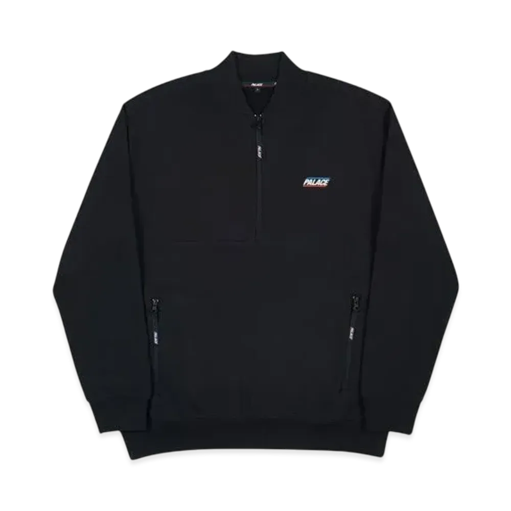 PALACE Half Zip Bomber "Black"