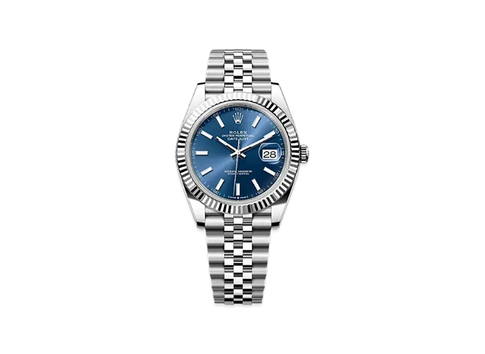 ROLEX Oyster Perpetual 28 Oystersteel "Blue"