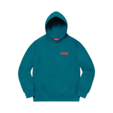 Supreme Stop Crying Hooded Sweatshirt "Marine Blue"