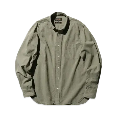 BEAMS B.D. Plaid Cotton Linen "Green"
