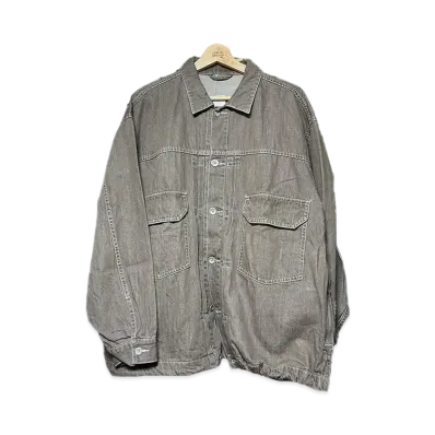 SSZ NO OPERATION Denim Jacket "Grey"