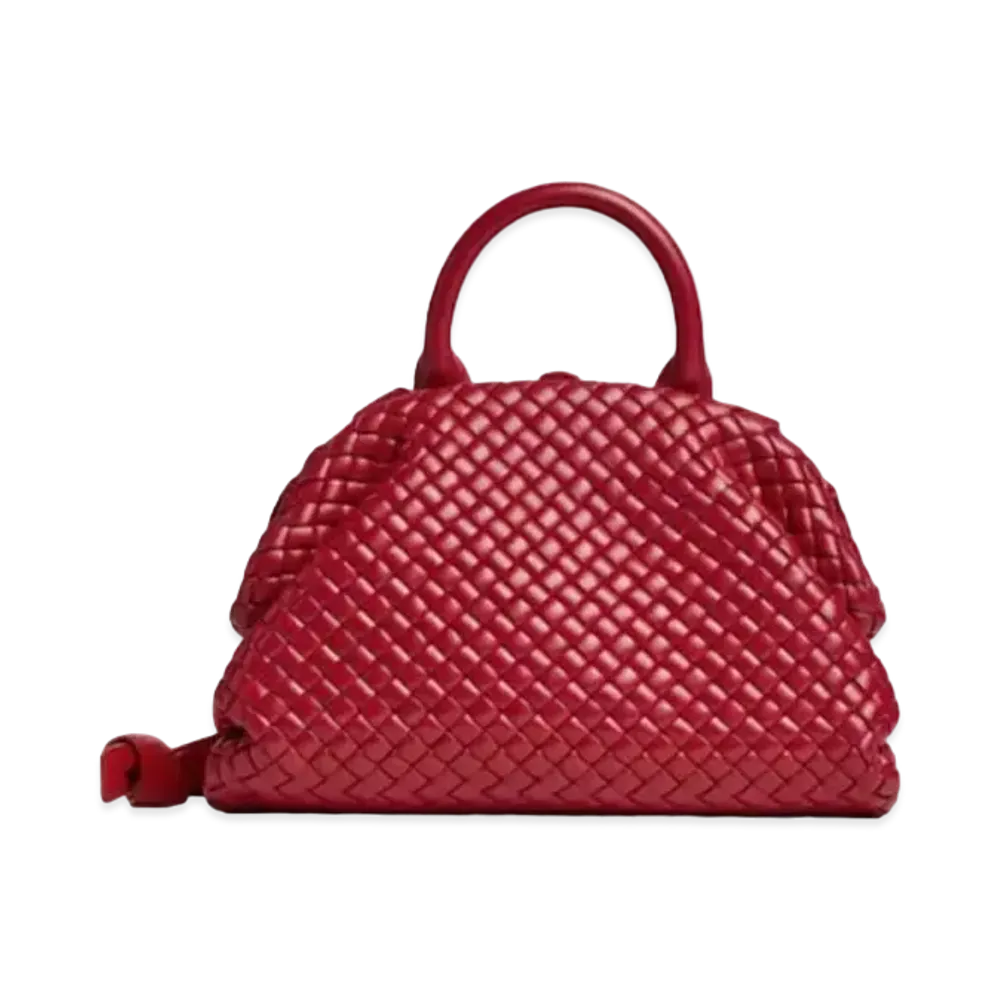 Bottega Veneta Small Handle Hand Bag "Red"