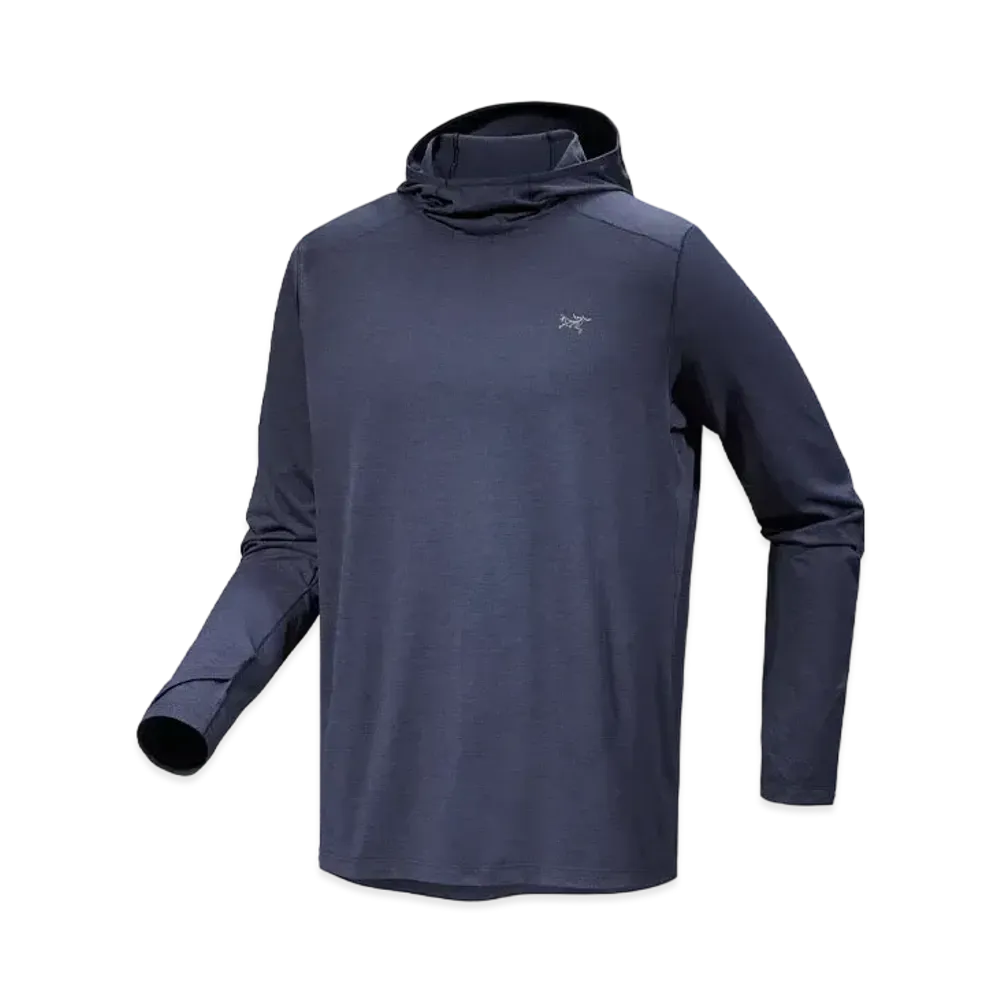ARC'TERYX Cormac Hoodie For Men's X000009003 "Black Sapphire Hether"