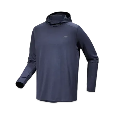 ARC'TERYX Cormac Hoodie For Men's X000009003 "Black Sapphire Hether"