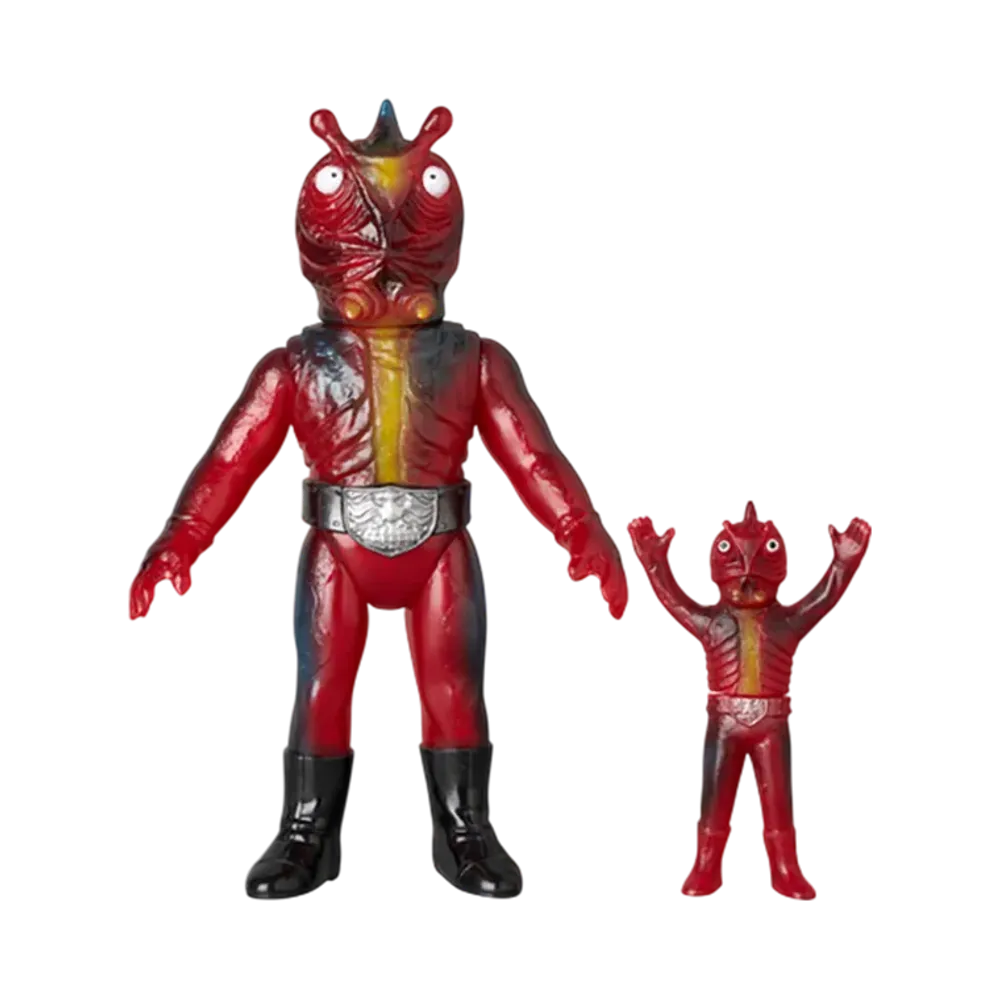 MEDICOM TOY / Megumi Kumanomori "Toei Retro Sofvi Collection" -Masked Rider- Yamogeras (New Clear Color) + Mini Soft Vinyl