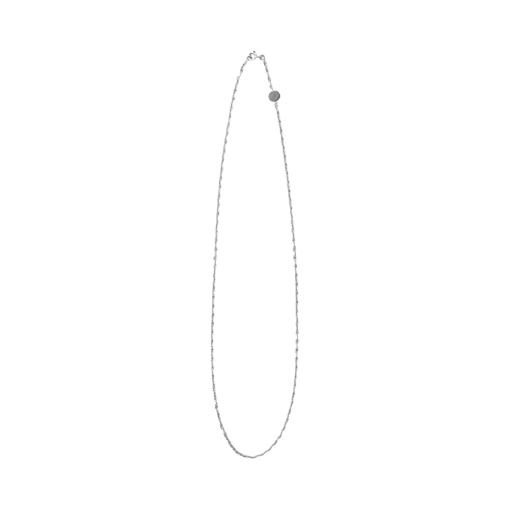 Hermes Mini Chaine d'Ancre Necklace 50cm "Silver"