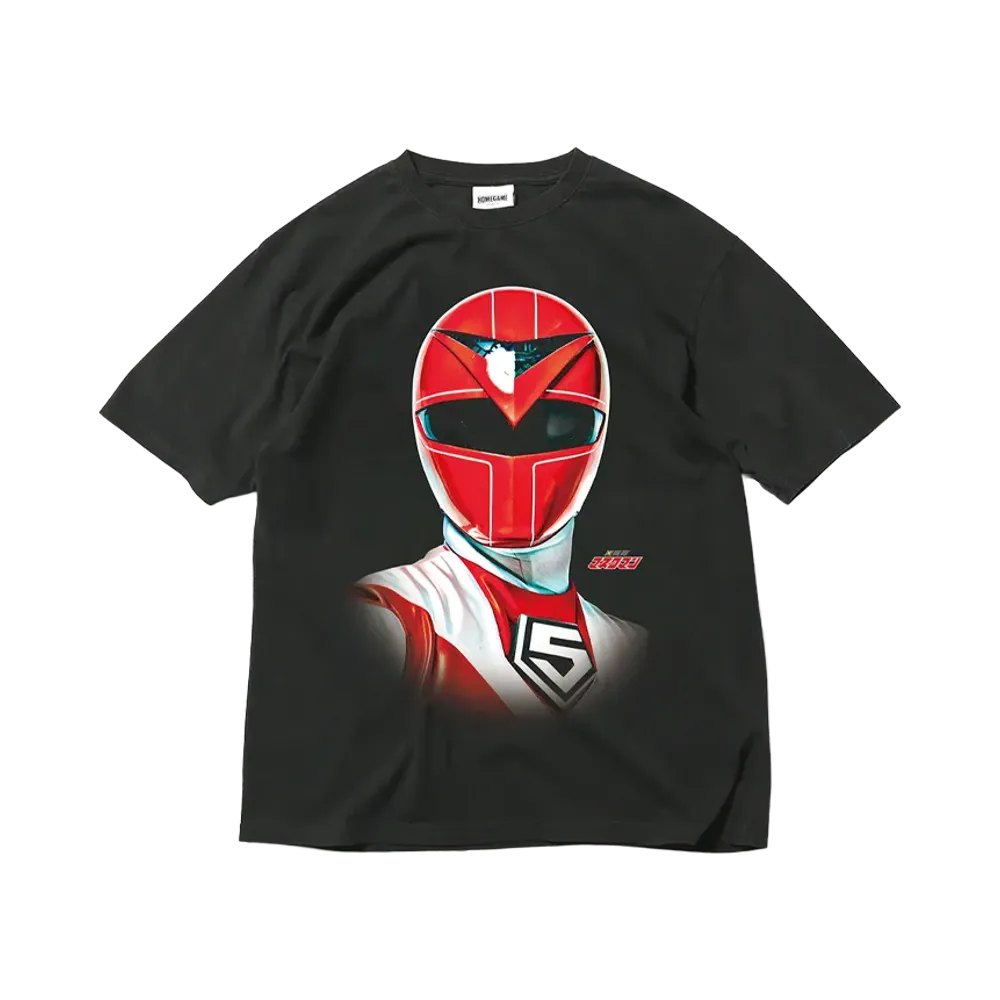 スーパー戦隊 x HOMEGAME \ 1987 レッドマスク TEE "BLACK"