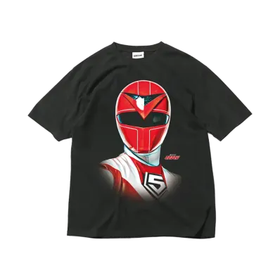 スーパー戦隊 x HOMEGAME \ 1987 レッドマスク TEE "BLACK"