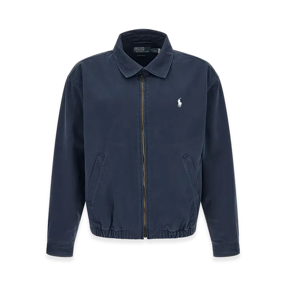 Polo Ralph Lauren Twill Bomber Jacket "Navy Blue"