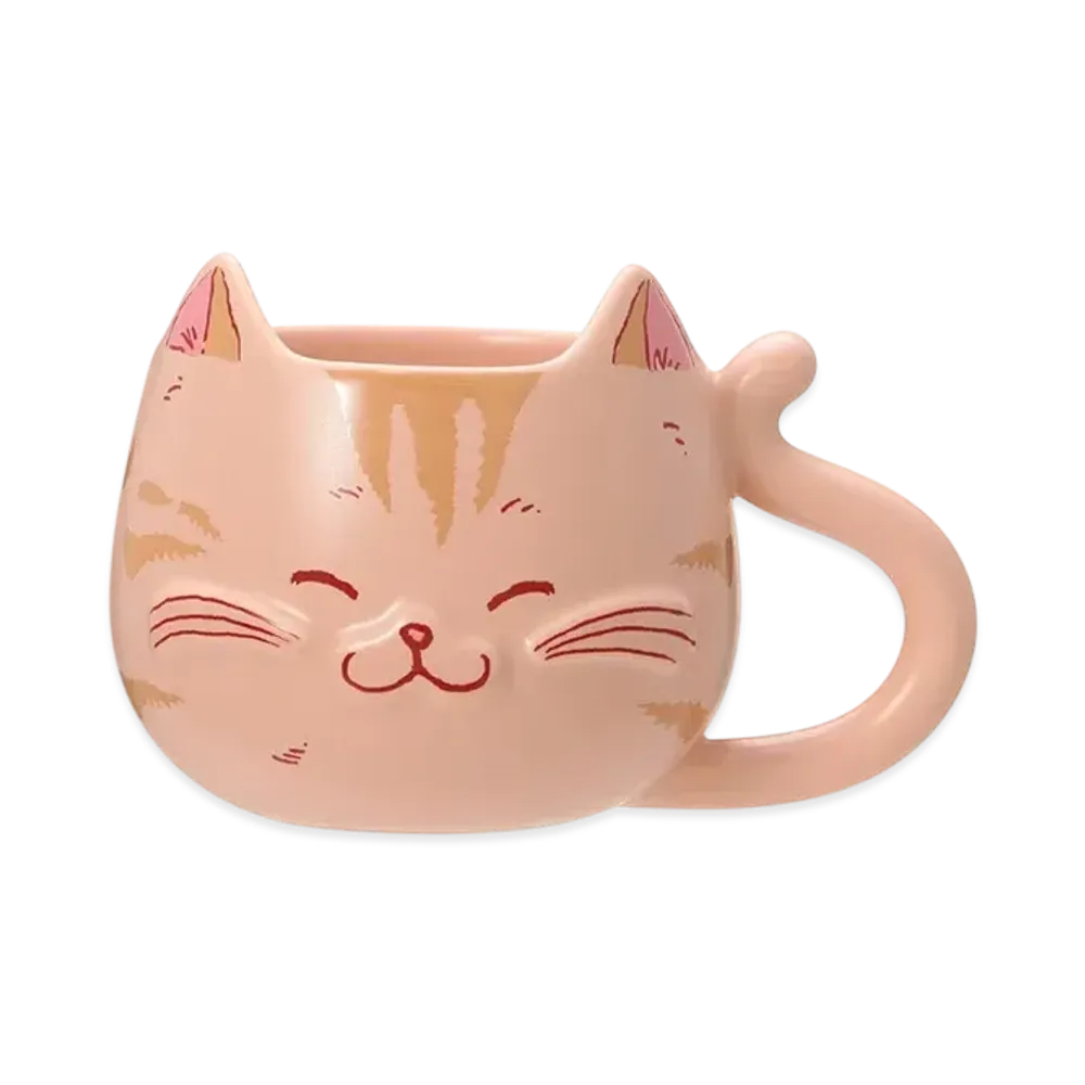 STARBUCKS Valentine 2025 Mug Cat Face 355ml "Beige"